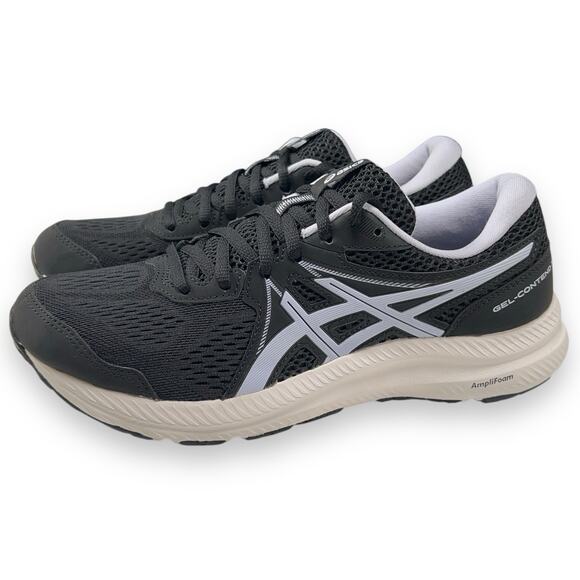 ASICS Gel-Contend 7 Womens Size 8 Black Running Shoes EUC! - Picture 1 of 12